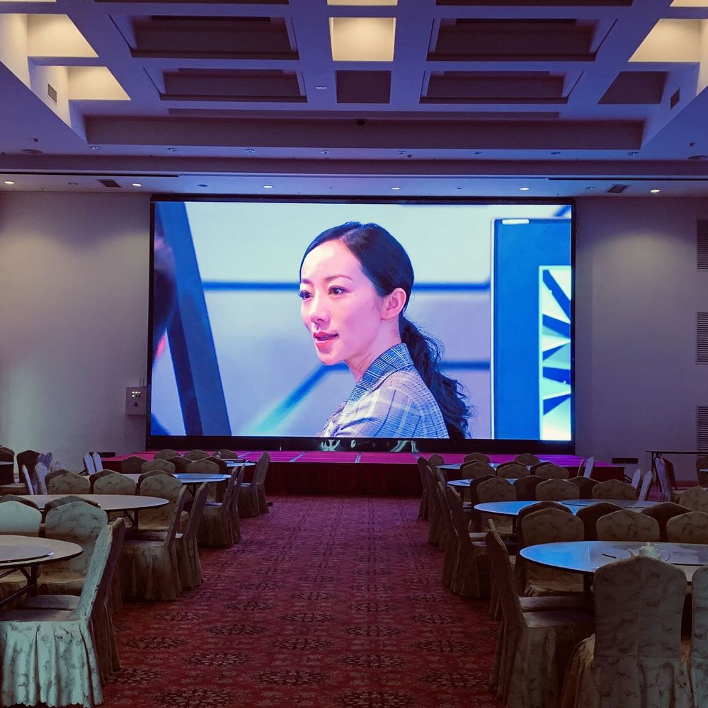 金叶子酒店p3宴会厅led大屏幕